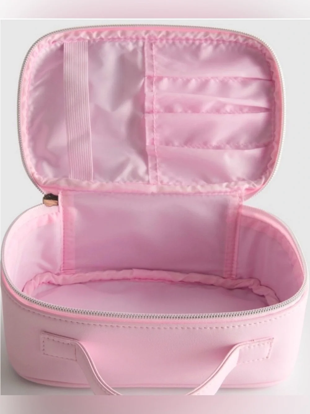 NEW Primark Disney MINNIE MOUSE Pink Zip Cosmetic Bag & Flower EARS Headband